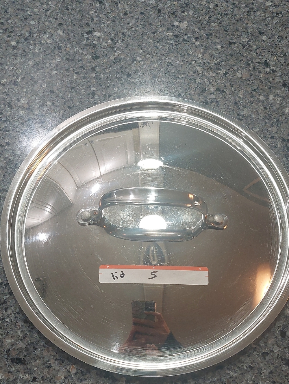 Cuisinart Polished Stainless Steel Round Cookware Lid - Silver